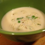 Potstickers Cream Soup, 17 grams protein, 119 calories