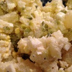 Easy-Chew Creamy Potato Salad, 3.8 grams protein, 125 calories